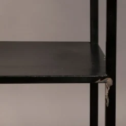 Vintage Wandkast Zwart Metaal -BEPUREHOME Winkel dutchbone denver hoge zwart metalen wandkast 07