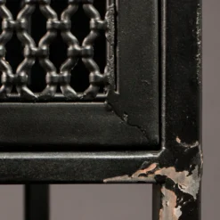 Vintage Wandkast Zwart Metaal -BEPUREHOME Winkel dutchbone denver hoge zwart metalen wandkast 08