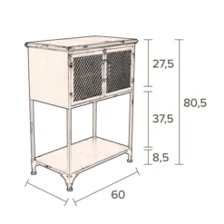 Laag Kastje Zwart Metaal 21 Laag Kastje Zwart Metaal -BEPUREHOME Winkel dutchbone denver lage zwart metalen wandkast 010