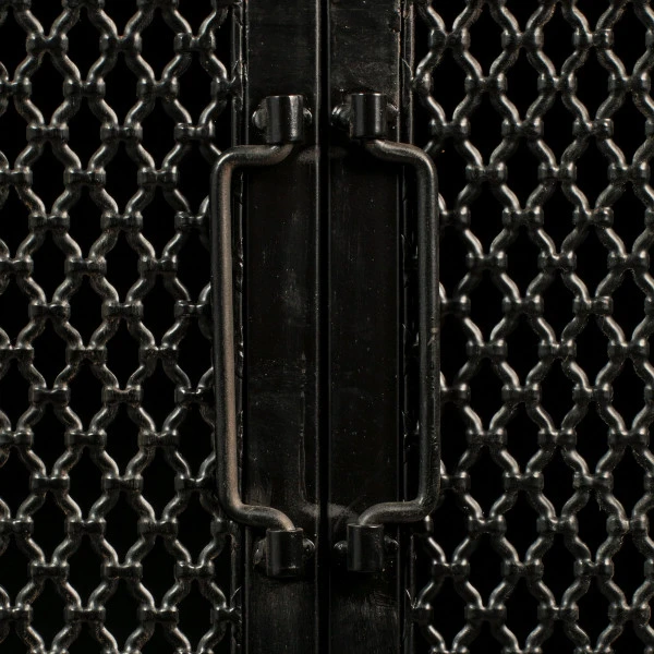 Laag Kastje Zwart Metaal 7 Laag Kastje Zwart Metaal - Afbeelding 5