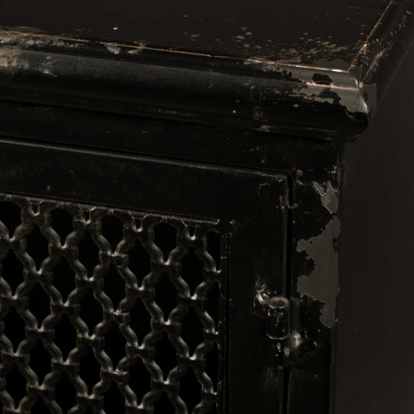 Laag Kastje Zwart Metaal 9 Laag Kastje Zwart Metaal - Afbeelding 7