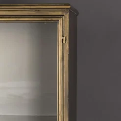 Vitrinekast Antiek Messing -BEPUREHOME Winkel dutchbone gertlush antiek messing vitrinekast 06