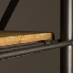 Vurenhouten Open Wandrek -BEPUREHOME Winkel dutchbone iron vurenhouten open wandrek 04