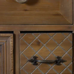 Vintage Wandkast Hout -BEPUREHOME Winkel dutchbone jove antieklook wandkast vurenhout 06