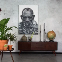 Vintage Tv-meubel Donker Hout -BEPUREHOME Winkel dutchbone juju bruin houten tv meubel 01