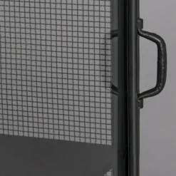 Vitrinekast Ovaal Zwart Staal -BEPUREHOME Winkel dutchbone oval ovale vitrine zwart metaal 06