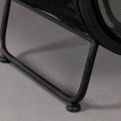 Vitrinekast Ovaal Zwart Staal -BEPUREHOME Winkel dutchbone oval ovale vitrine zwart metaal 08