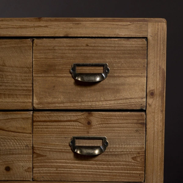 Brede Ladekast Vurenhout 6 Brede Ladekast Vurenhout - Afbeelding 4