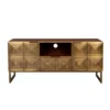 Tv-meubel Mangohout Goud