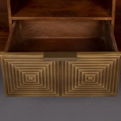 Tv-meubel Mangohout Goud -BEPUREHOME Winkel dutchbone volan mangohouten dressoir met goud 7