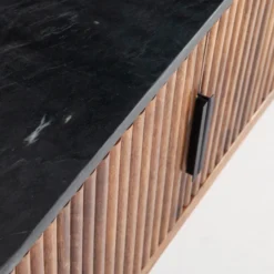 Retro Tv-meubel Mangohout Marmer 180 Cm -BEPUREHOME Winkel eleonora carter retro tv meubel mangohout 180 cm 03