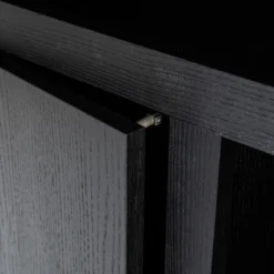 Hoge Kast Zwart Eiken 120 Cm 12 Hoge Kast Zwart Eiken 120 Cm -BEPUREHOME Winkel eleonora helsinki hoge kast zwart eiken 120 cm 05