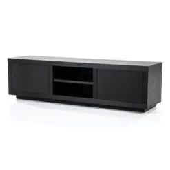 Zwart Tv-meubel Eiken 160 Cm -BEPUREHOME Winkel eleonora helsinki zwart tv meubel eiken 160 cm 02