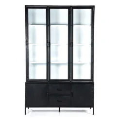 Grote Vitrinekast Industrieel