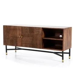 Tv-meubel Mangohout Met Houtsnijwerk 12 Tv-meubel Mangohout Met Houtsnijwerk -BEPUREHOME Winkel eleonora isa tv meubel mangohout met houtsnijwerk 03