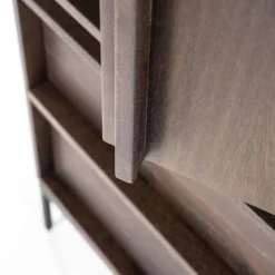 Smalle Kast Donker Mango Hout 15 Smalle Kast Donker Mango Hout -BEPUREHOME Winkel eleonora jimmy smalle kast donker mango hout 04