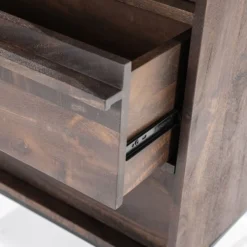 Smalle Kast Donker Mango Hout 14 Smalle Kast Donker Mango Hout -BEPUREHOME Winkel eleonora jimmy smalle kast donker mango hout 05