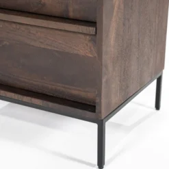 Smalle Kast Donker Mango Hout 17 Smalle Kast Donker Mango Hout -BEPUREHOME Winkel eleonora jimmy smalle kast donker mango hout 06