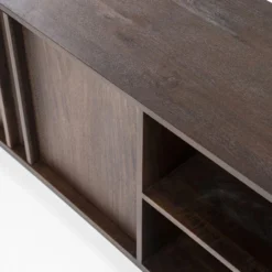 TV-meubel Donker Mango Hout -BEPUREHOME Winkel eleonora jimmy tv meubel donker mango hout 03