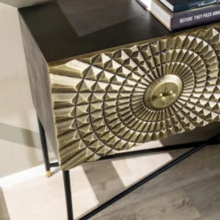 Goud Dressoir Op Hoge Poten -BEPUREHOME Winkel eleonora noa goud dressoir op hoge poten 02 1