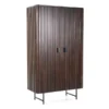 Donkerbruine Kast Met Houten Latjes 2 Donkerbruine Kast Met Houten Latjes -BEPUREHOME Winkel eleonora remi donkerbruine kast met houten latjes 02