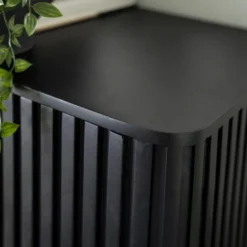 Zwart Tv-meubel Ronde Hoeken -BEPUREHOME Winkel eleonora remi zwart tv meubel ronde hoeken 03