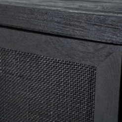 Zwarte Kast Met Rotan Webbing -BEPUREHOME Winkel eleonora vic zwarte kast met rotan webbing 06