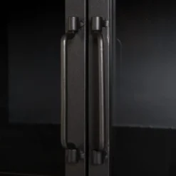 Vitrinekast Staal En Hout -BEPUREHOME Winkel halfhoge vitrinekast damian lumz home 05