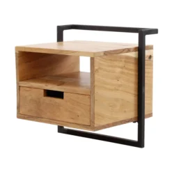 Hangend Nachtkastje Acacia Hout -BEPUREHOME Winkel hangend nachtkastje acacia hout air solid giani 04