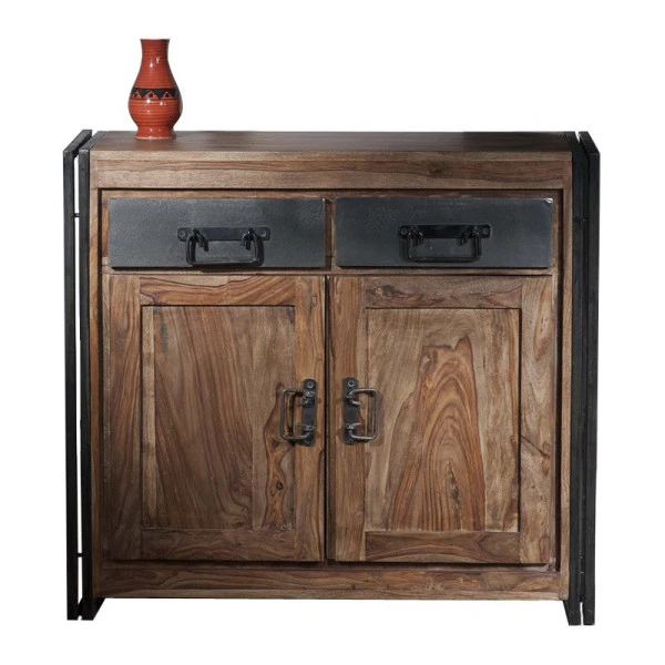 Dressoir Van Sheesham Hout 2-deurs 3 Dressoir Van Sheesham Hout 2-deurs