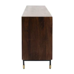 Design Dressoir Messing En Hout -BEPUREHOME Winkel kare design afra dressoir mangohout en messing 12