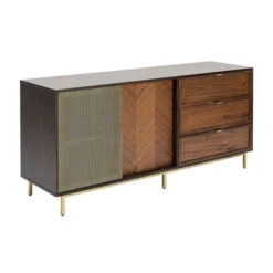 Retro Dressoir Walnoot En Messing 16 Retro Dressoir Walnoot En Messing -BEPUREHOME Winkel kare design arizona dressoir walnoot en messing 12