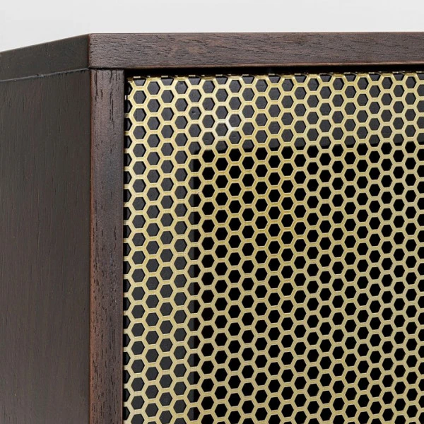 Retro Dressoir Walnoot En Messing 6 Retro Dressoir Walnoot En Messing - Afbeelding 4