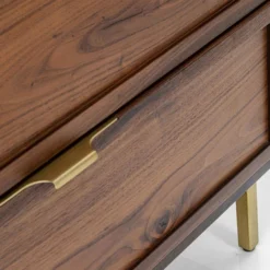 Retro Dressoir Walnoot En Messing 14 Retro Dressoir Walnoot En Messing -BEPUREHOME Winkel kare design arizona dressoir walnoot en messing 18