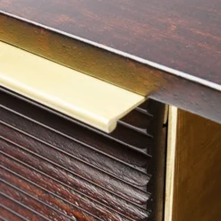 Tv-meubel Messing -BEPUREHOME Winkel kare design casino lounge tv meubel messing 83817 003