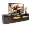 Tv-meubel Messing -BEPUREHOME Winkel kare design casino lounge tv meubel messing 83817 006
