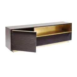 Tv-meubel Messing -BEPUREHOME Winkel kare design casino lounge tv meubel messing 83817 008