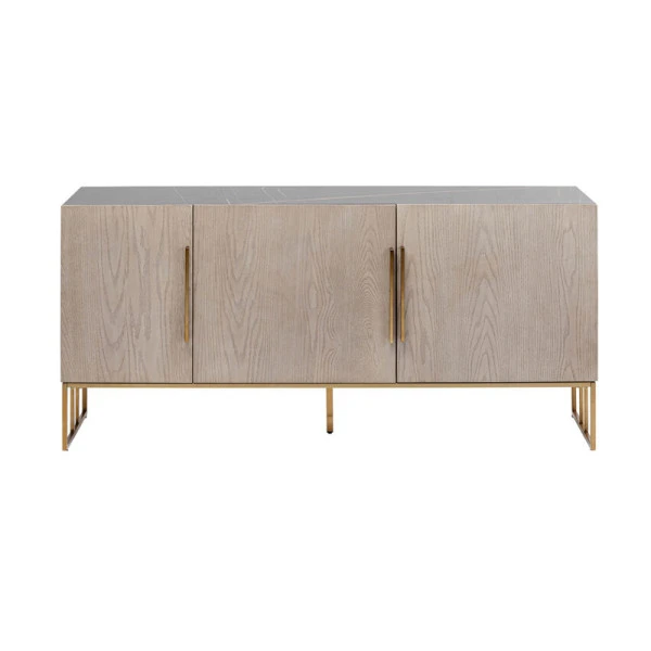 Design Dressoir Marmer En Koper 4 Design Dressoir Marmer En Koper - Afbeelding 2