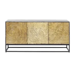 Gouden Dressoir Snijwerk -BEPUREHOME Winkel kare design circulo gouden dressoir snijwerk 83836 001