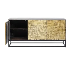 Gouden Dressoir Snijwerk -BEPUREHOME Winkel kare design circulo gouden dressoir snijwerk 83836 007
