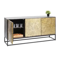 Gouden Dressoir Snijwerk -BEPUREHOME Winkel kare design circulo gouden dressoir snijwerk 83836 008