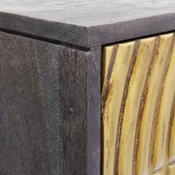 Gouden Wandkast Snijwerk -BEPUREHOME Winkel kare design circulo gouden wandkast snijwerk 83835 003