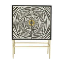 Design Wandkast Zwart-wit