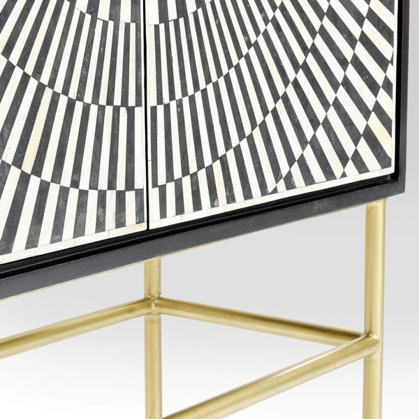 Design Wandkast Zwart-wit 9 Design Wandkast Zwart-wit - Afbeelding 7