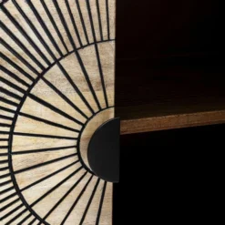 Houten Design Dressoir -BEPUREHOME Winkel kare design eye of tiger houten design dressoir 04