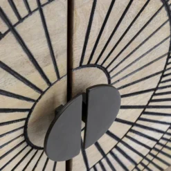 Houten Design Dressoir -BEPUREHOME Winkel kare design eye of tiger houten design dressoir 07