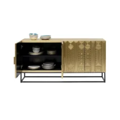 Dressoir Gouden Ornamenten -BEPUREHOME Winkel kare design marrakesh dressoir gouden ornamenten 02