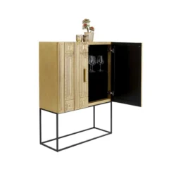 Gouden Wandkast Ornamenten -BEPUREHOME Winkel kare design marrakesh wandkast gouden ornamenten 04