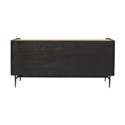 Zwart Design Dressoir -BEPUREHOME Winkel kare design milano zwart design dressoir 02