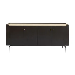 Zwart Design Dressoir -BEPUREHOME Winkel kare design milano zwart design dressoir 09